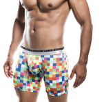 Pixel Hipster Boxer Brief // Multicolor (S)