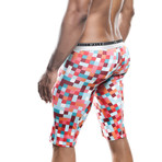 Athletic New Hipster Boxer Brief // Red + White + Multi (XL)