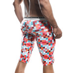 Athletic New Hipster Boxer Brief // Red + White + Multi (S)