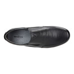 Arched Sole Elasticized Slip-On Loafer // Black (Euro: 42)