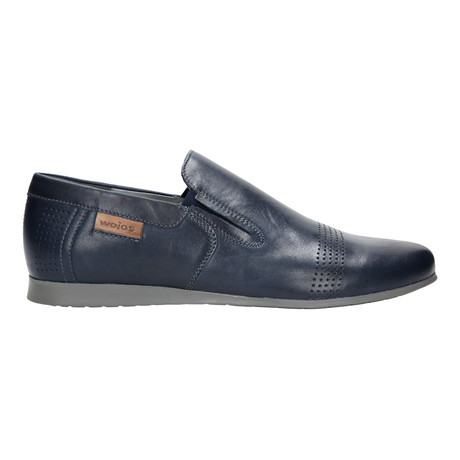 Perforated Slip-On Loafer Sneaker // Dark Blue (Euro: 38)