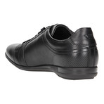 Perforated Heel Thin Sole Sneaker // Black (Euro: 38)