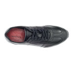 Pieced Textured Sole Lace-Up Sneaker // Black (Euro: 42)