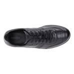 Pieced Arched Sole Lace-Up Sneaker // Black (Euro: 45)