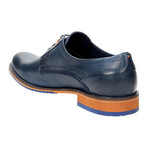 Piped Contrast Lace Derby // Dark Blue (Euro: 46)