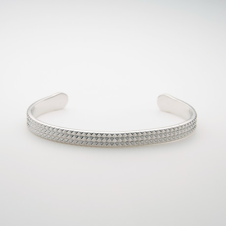 Bracelet // 6mm Pyramid Polished Silver