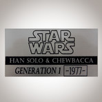 1977 Star Wars // Han Solo + Chewbacca