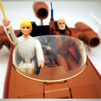 1977-78 Star Wars // Luke, Obi-Wan + Land Speeder