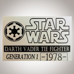 1978 Star Wars // Darth Vader // TIE Fighter