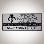 1979 Star War // Boba Fett + Han Solo in Carbonite