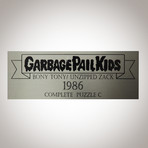1986 Garbage Pail Kids // Puzzle C