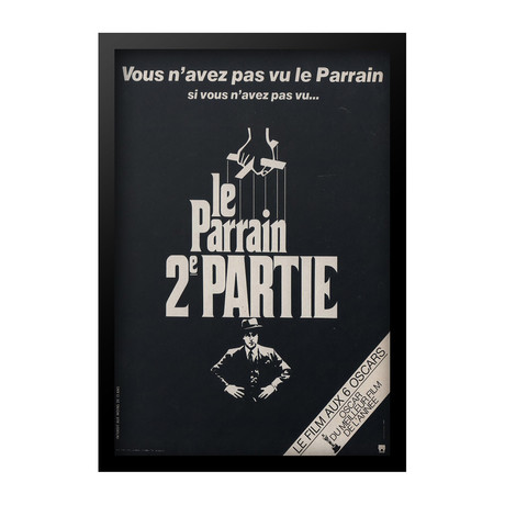 Movie Poster // The Godfather Part II // French Edition