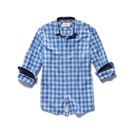 Gingham LS Shirt // Blue (S)