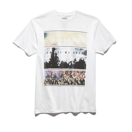 Rock Photoreal Graphic Tee // White (S)