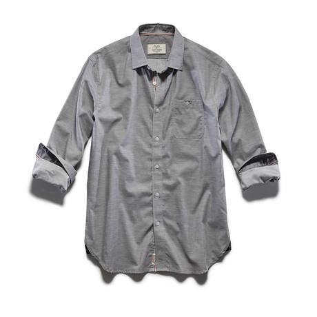 Luxe Melange Color LS Shirt // Grey (S)