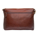 Vespucci Horizontal Messenger // Brown // Medium