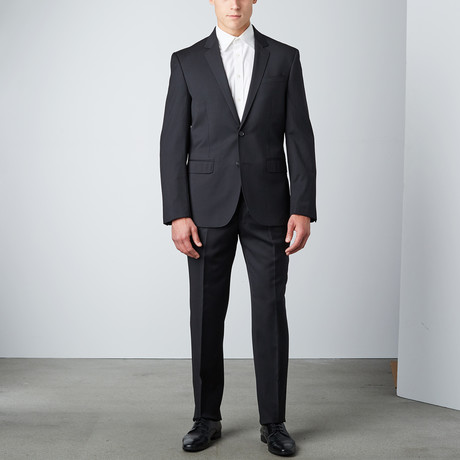Modern Fit Wool Suit // Black (US: 36R)