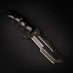 Kimura Handmade Damascus Steel Warrior Tanto Knife