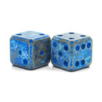 Cubooid Dice Set // Brass