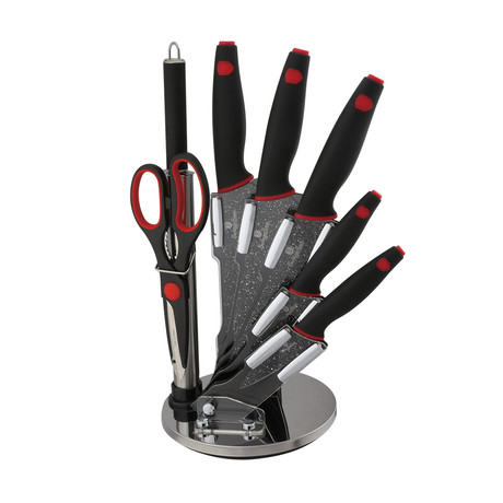 Stone Touch Line // 7 Piece Set + Knife Stand