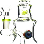 Red Eye 3 Hole Perc Water Pipe