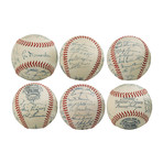 1952 New York Giants Signed Baseball