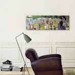 Sunday Afternoon on the Island of La Grande Jatte // Georges Seurat (36"W x 12"H x 0.75"D)