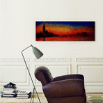 Sunset in Venice // Panoramic (36"W x 12"H x 0.75"D)