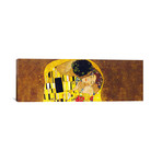 The Kiss // Gustav Klimt (36"W x 12"H x 0.75"D)