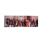 School Of Athens // Raphael // c. 1509 // Panoramic (36"W x 12"H x 0.75"D)