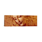 Female Head // Leonardo Da Vinci // 1508 // Panoramic (36"W x 12"H x 0.75"D)