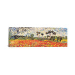 Field Of Poppies // Vincent Van Gogh // 1890 // Panoramic (36"W x 12"H x 0.75"D)