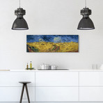 Wheatfield With Crows // Vincent Van Gogh // 1890 // Panoramic (36"W x 12"H x 0.75"D)