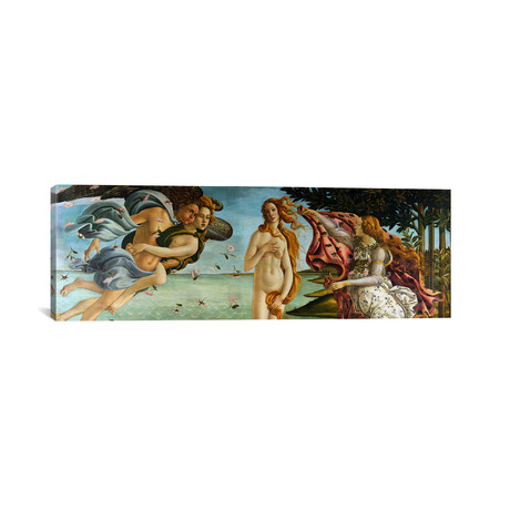 Birth of Venus // Sandro Botticelli (36"W x 12"H x 0.75"D)