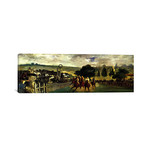 Races At Longchamp // Edouard Manet // 1866 (36"W x 12"H x 0.75"D)