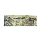The Peach Blossom Spring From A Poem Entitled `Tao Yuan Bi J // Wen Zhengming // c. 1400s // Panoramic (36"W x 12"H x 0.75"D)