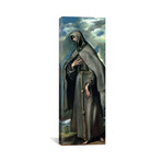 St. Francis Of Assisi // El Greco // 1580 // Panoramic  (36"W x 12"H x 0.75"D)