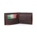 Epimetheus Bi-Fold Wallet // Brown