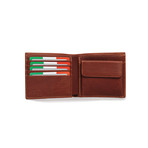 Mimas Bi-Fold Wallet // Cocoa