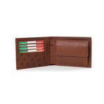 Brontes Bi-Fold Wallet // Kango Tobacco