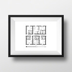 Twin Peaks // Agent Dale Cooper Hotel Room // Artist Signed