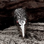 Ruby Falcon Ring (Size 10)