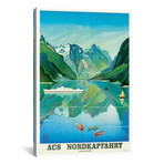 ACS Nordkapfahrt (North Cape Voyage), July 3-16, 1957 (26"W x 18"H x 1"D)