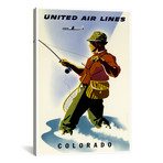 Colorado // United Airlines (26"W x 18"H x 1"D)