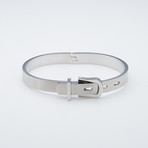 Buckle Bangle // Silver