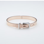 Buckle Bangle // Rose Gold