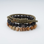 Elite 3 Pack // Lava Rock + Picture Jasper