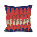 Mila Mountains // Orange + Blue // Pillow