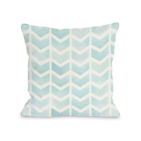 Waterfall Chevron // Pillow (16"L x 16"W)