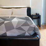 Kelly Geometric // Duvet Cover (68"L x 88"W x 1"H)